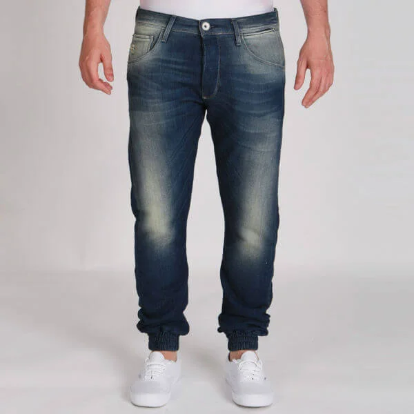 Jack & Jones Men's Stan Road Rib Indigo Jeans - Indigo - 30/30 - Indigo Bild 1