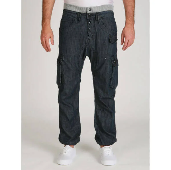 55 Soul Men's Spark Jeans - Dark Denim - 30L - Dark Wash Bild 1