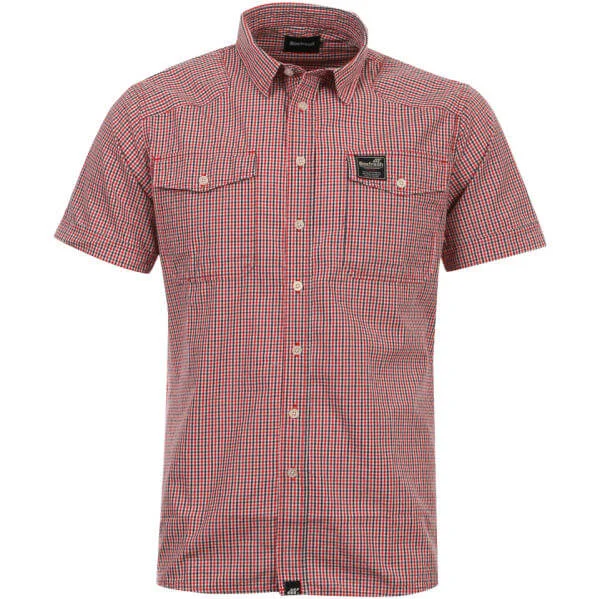 Boxfresh Men's Caerellius Short Sleeved Shirt - White - S - Rot Bild 1