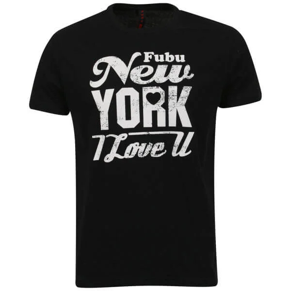 FUBU Men's New York T-shirt - Black - S - Schwarz Bild 1