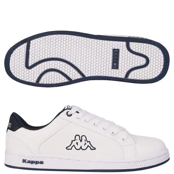 Kappa Men's Maresas Trainer - White/Navy - 7 - White/Navy Bild 1