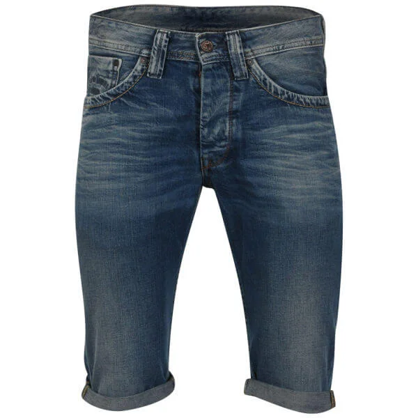 Pepe Men's Cash Denim Shorts - Blue Denim - W30 Bild 1