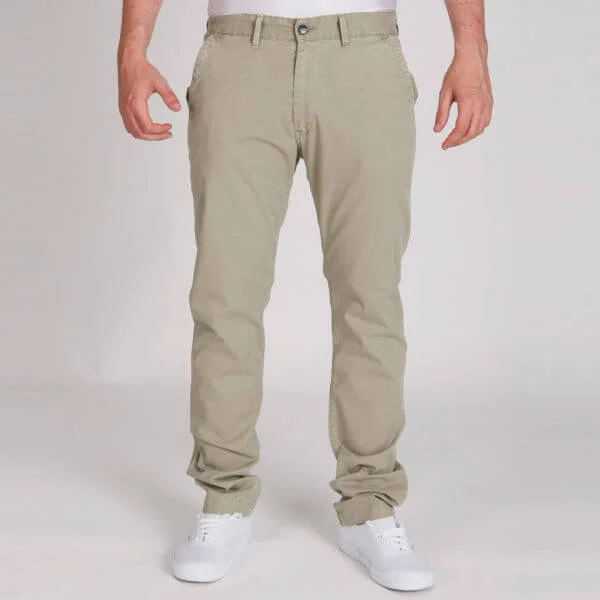 Pepe Men's Blyth Chino Trousers - Grout - 30R - Grout Bild 1