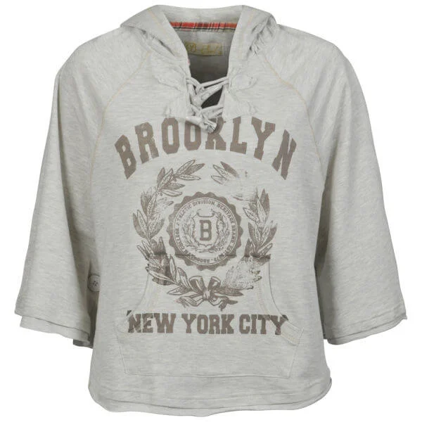 Brave Soul Women's Brooklyn Jersey Sweat - Oatmeal Marl - S - Oatmeal Bild 1