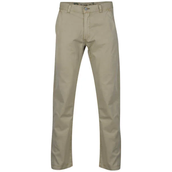 Bench Men's Irving Chino Trousers - Stone - 30/32 - Stein Bild 1