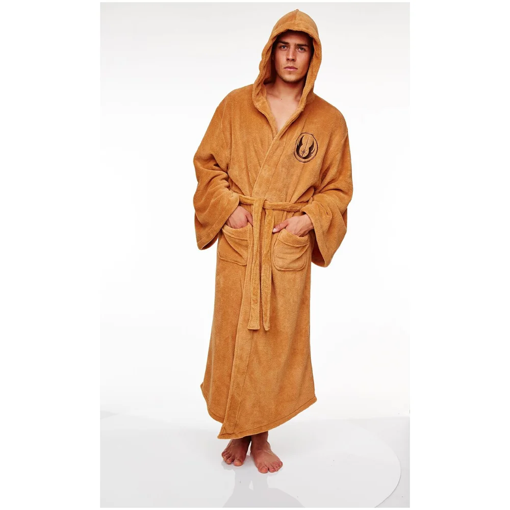 Jedi Star Wars Erwachsenen Fleece Bademantel (Einheitsgröße) Bild 1