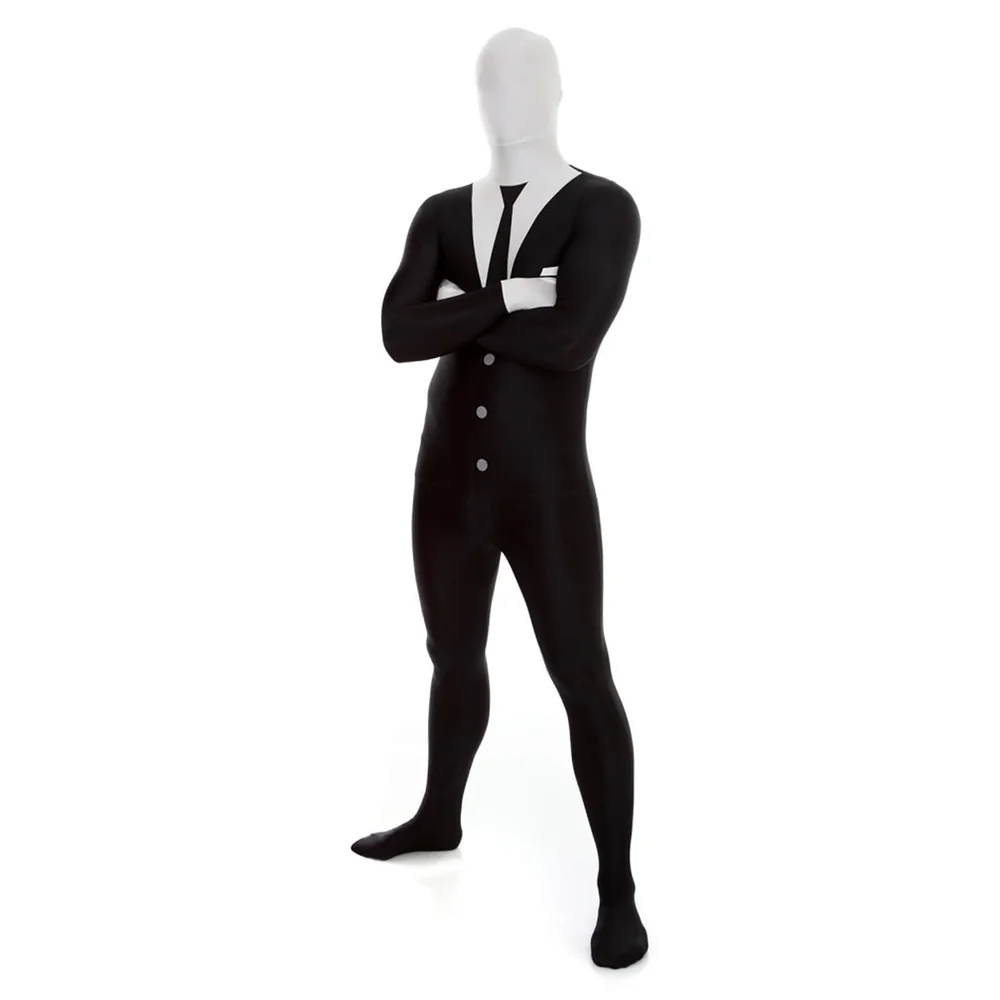 Morphsuit Adults' Slenderman - Black - M - Schwarz Bild 1