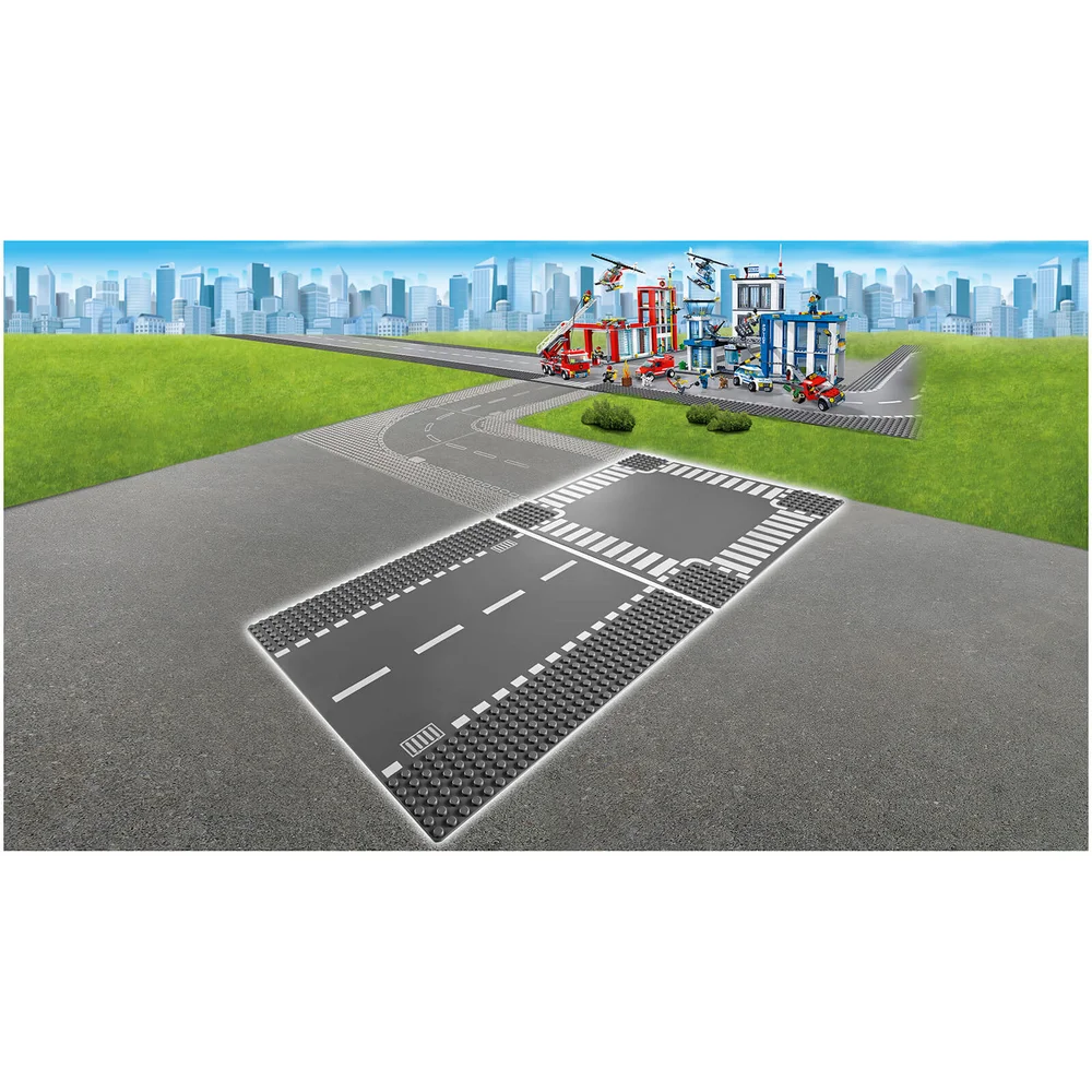 Lego City: Gerade Straße und Kreuzung (7280) Bild 1