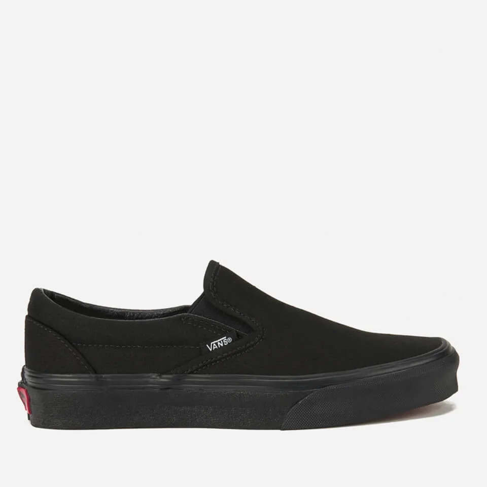 Vans Classic Slip-On Canvas Trainers - Black - 3 Bild 1