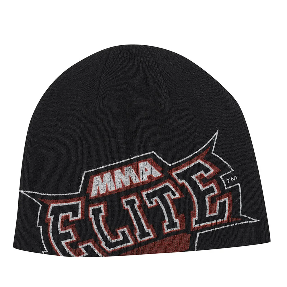 MMA Elite Herren Slide Beanie - Schwarz - Einheitsgröße Bild 1
