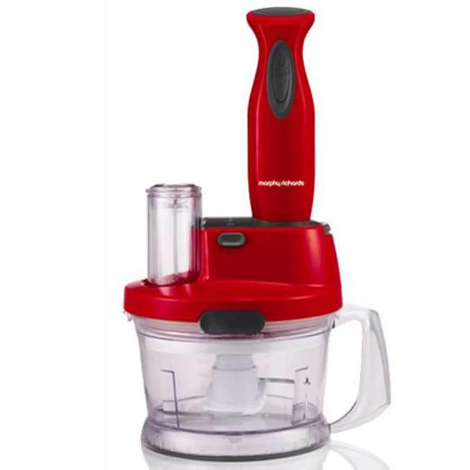 Morphy Richards Accents Hand Blender Work Centre - Red Bild 1