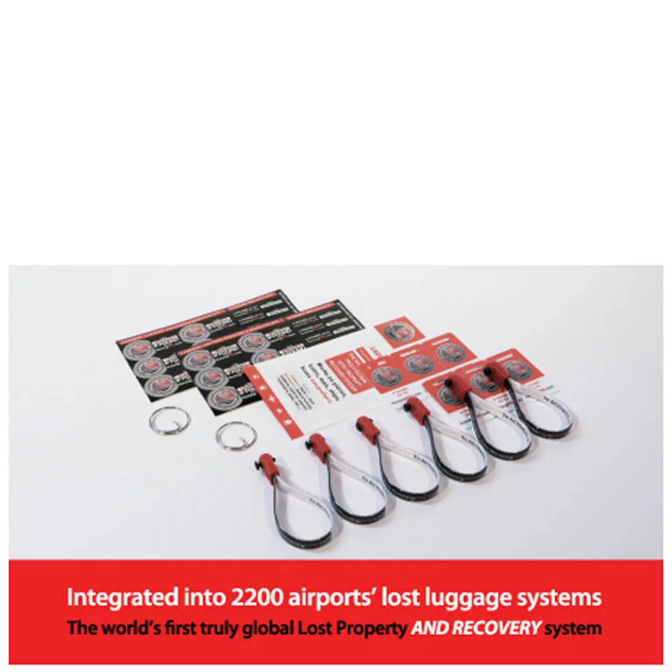 HomingPin Luggage Recovery Double Pack (Includes 6 Loops, 12 Large Stickers, 12 Small Stickers and 2 Keyring Adaptors) Bild 1