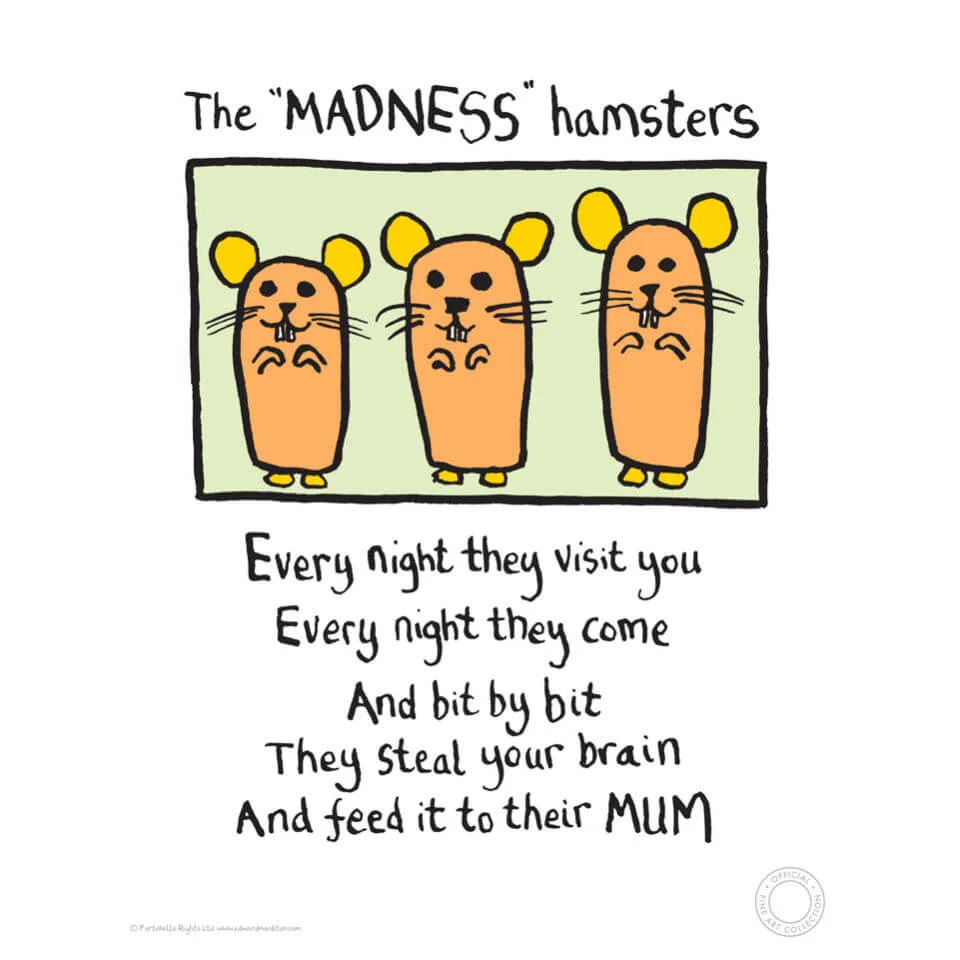 Madness Hamsters von Edward Monkton Bild 1