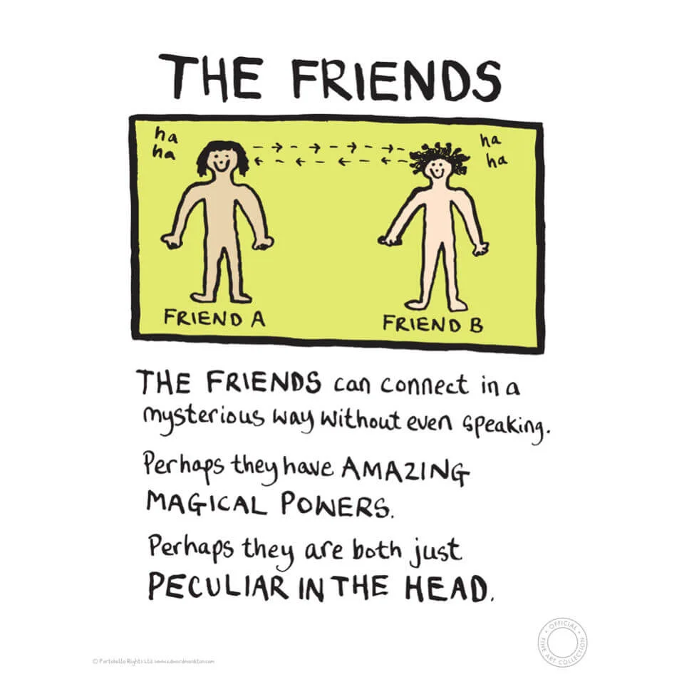 Friends von Edward Monkton Bild 1