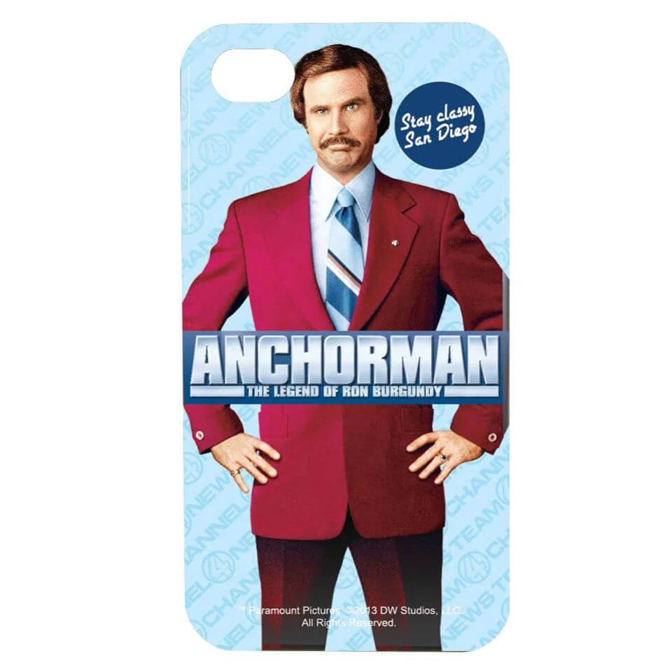 Anchorman Ron Burgundy iPhone 4/4S Hülle Bild 1