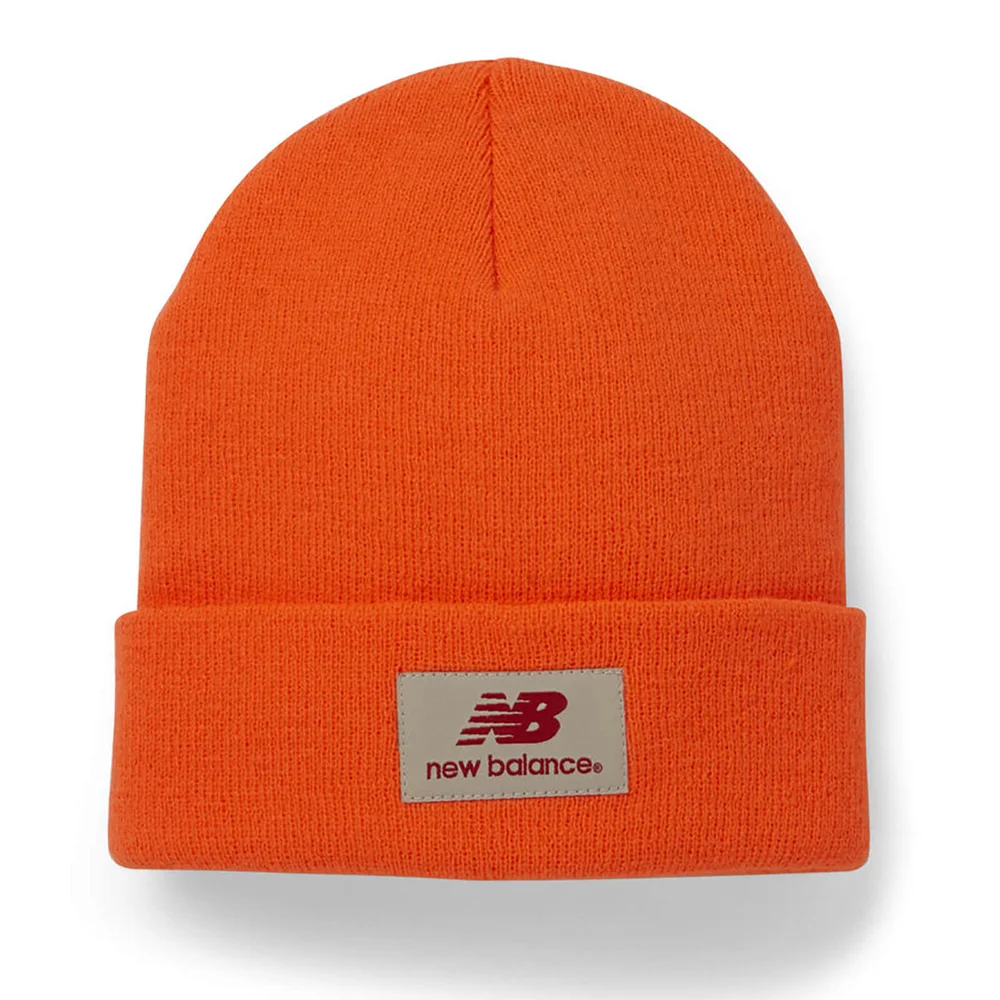 New Balance Unisex Troy Beanie - Acrylic Fluo Orange Bild 1
