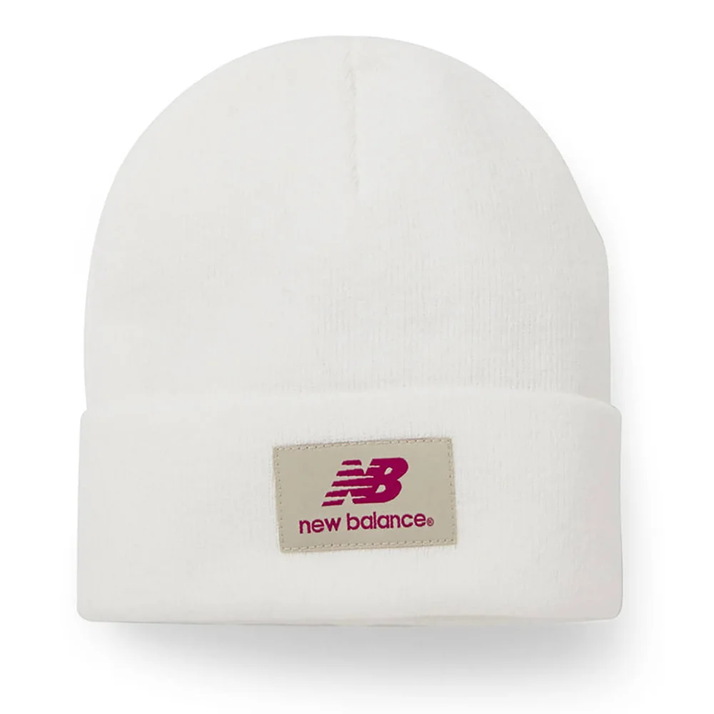New Balance Unisex Troy Beanie - Acrylic White Bild 1
