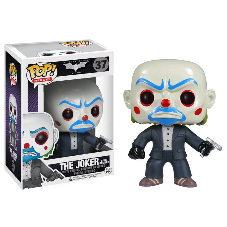 Batman Dark Knight The Joker Bank Robber Pop! Vinyl Figur Bild 1