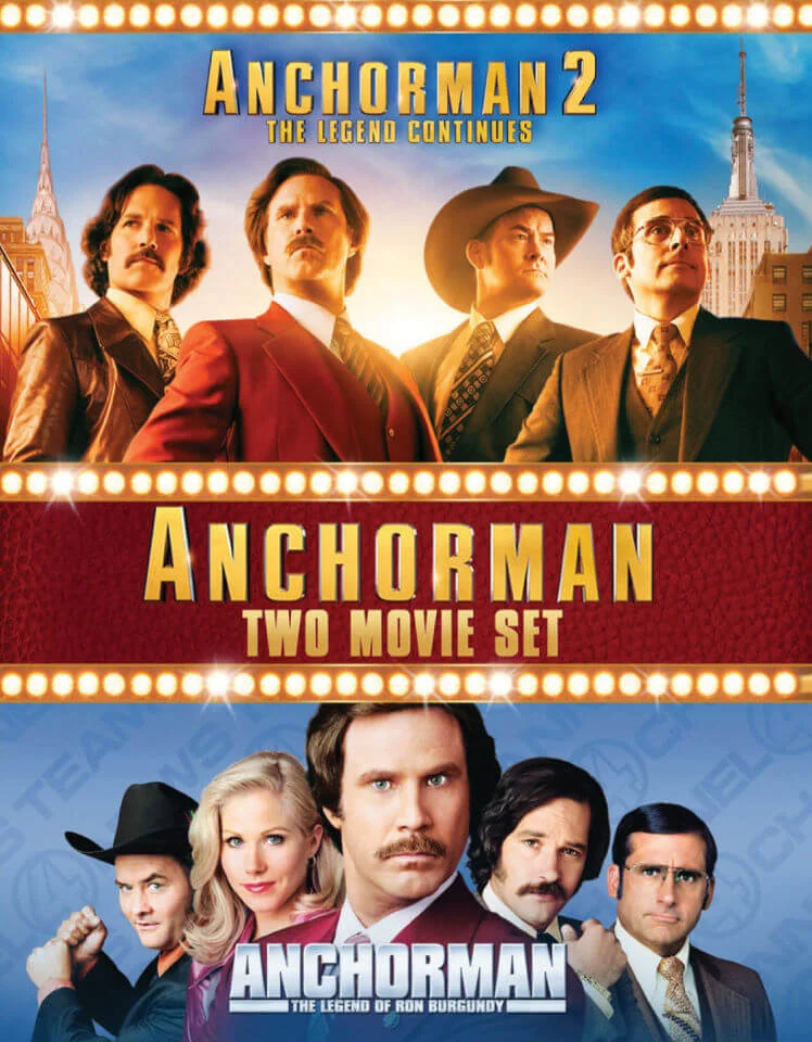 Anchorman: The Legend of Ron Burgundy / Anchorman 2: The Legend Continues Bild 1