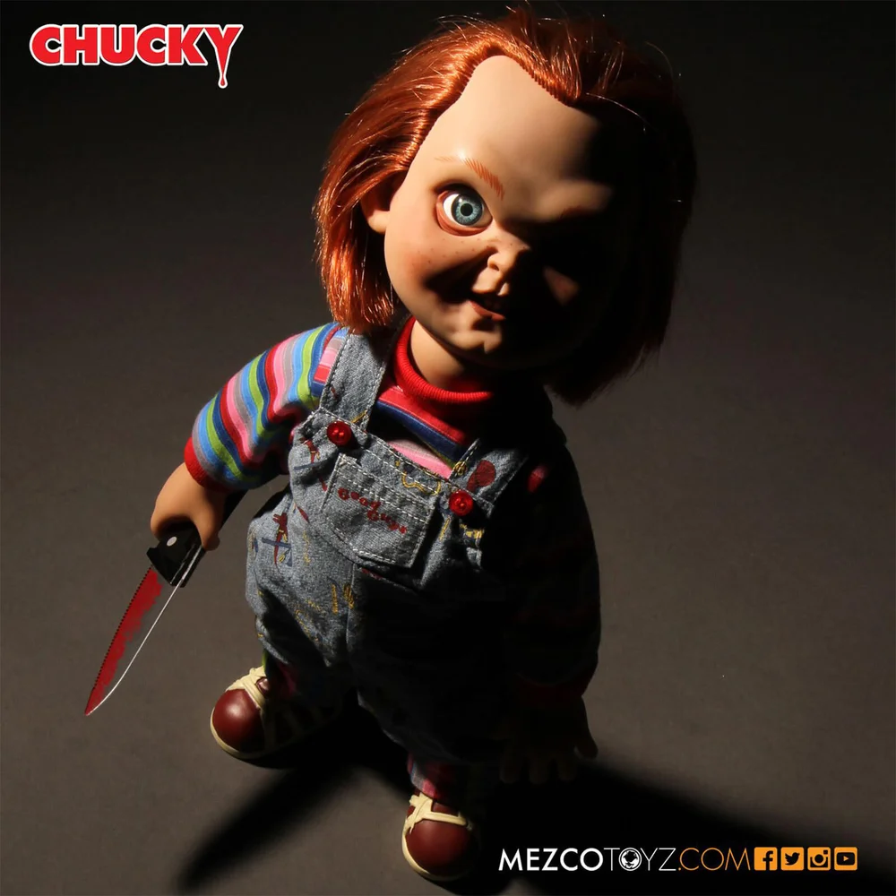 Mezco Child's Play: Talking Sneering Chucky 15 Inch Doll Bild 1