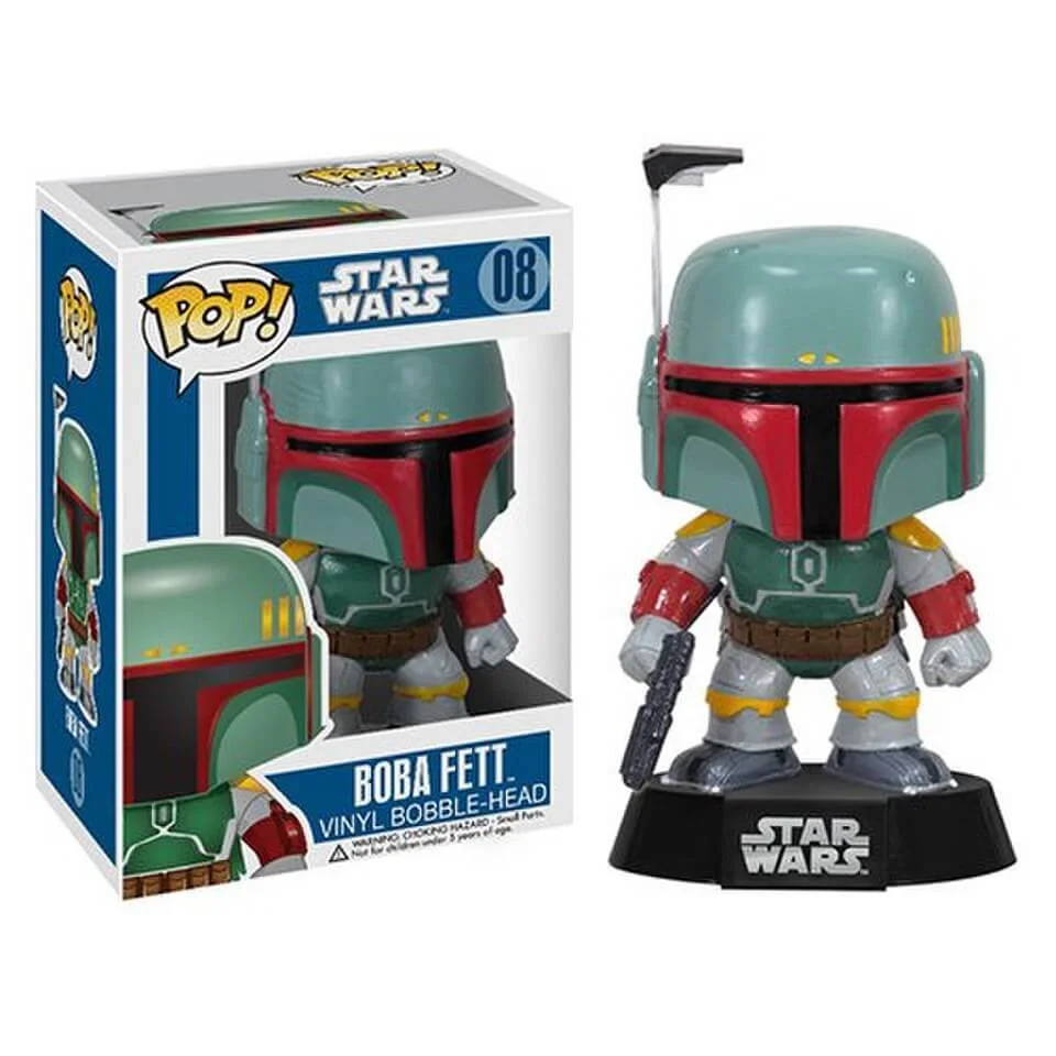 Star Wars Boba Fett Pop! Vinylfigur mit Wackelkopf Bild 1