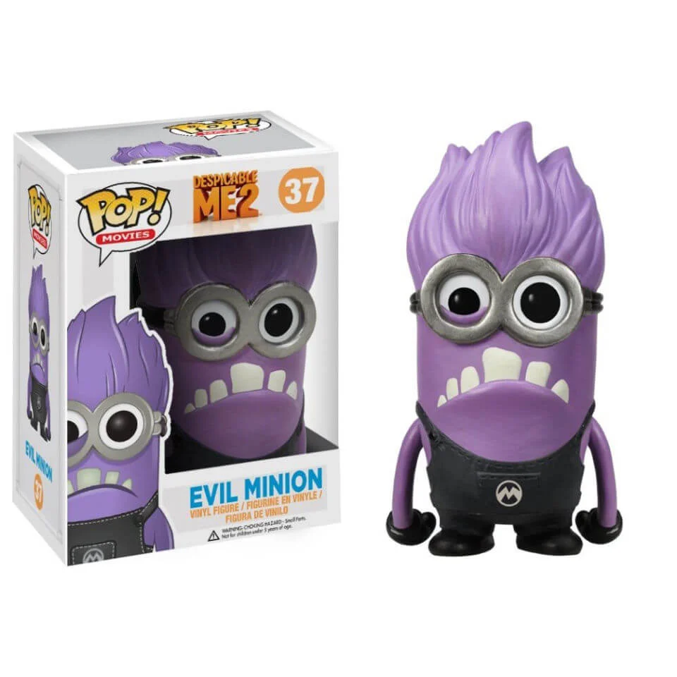 Despicable Me 2 Purple Minion Pop! Vinyl Figure Bild 1