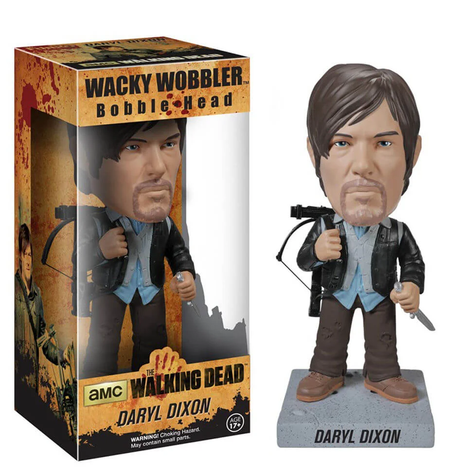 The Walking Dead Biker Daryl Funko Bobblehead Figur Bild 1