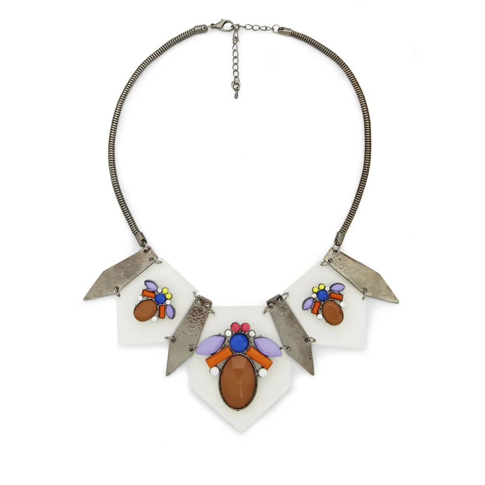 Impulse Women's Multi Perspex Necklace - Clear Bild 1
