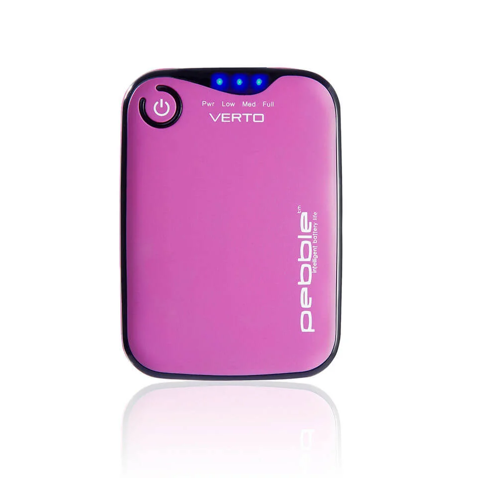 Veho Pebble Verto Portable Battery Back Up Power, 3700mah - Pink Bild 1