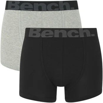 Bench Herren 2er-Pack Boxershorts - Schwarz/Grau