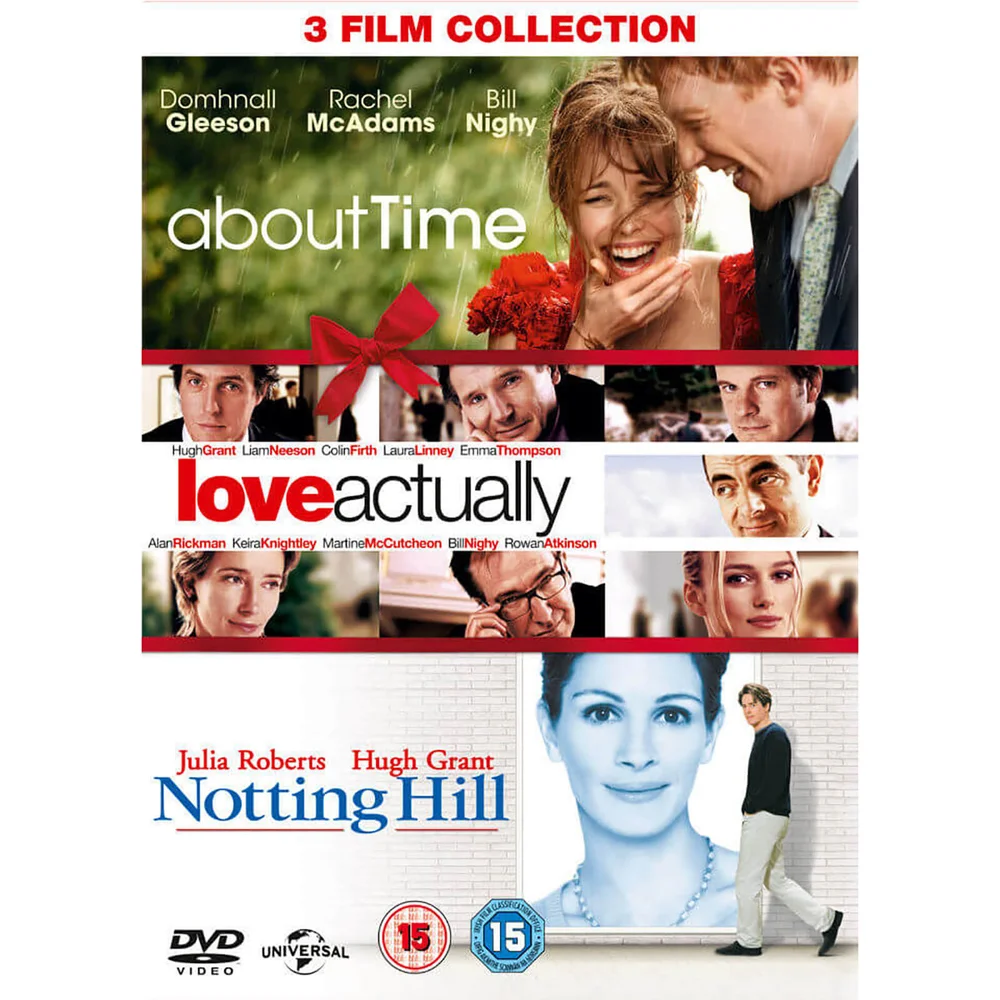 Richard Curtis Triple: About Time / Love Actually / Notting Hill Bild 1
