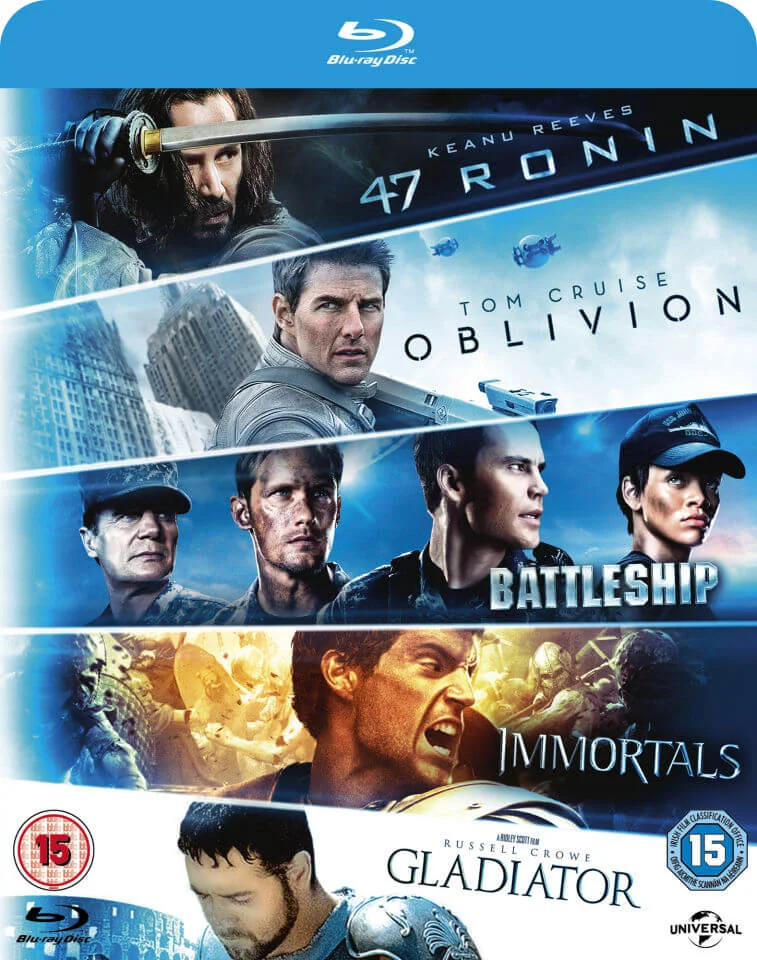 Oblivion / Battleship / Immortals / Gladiator / 47 Ronin Bild 1