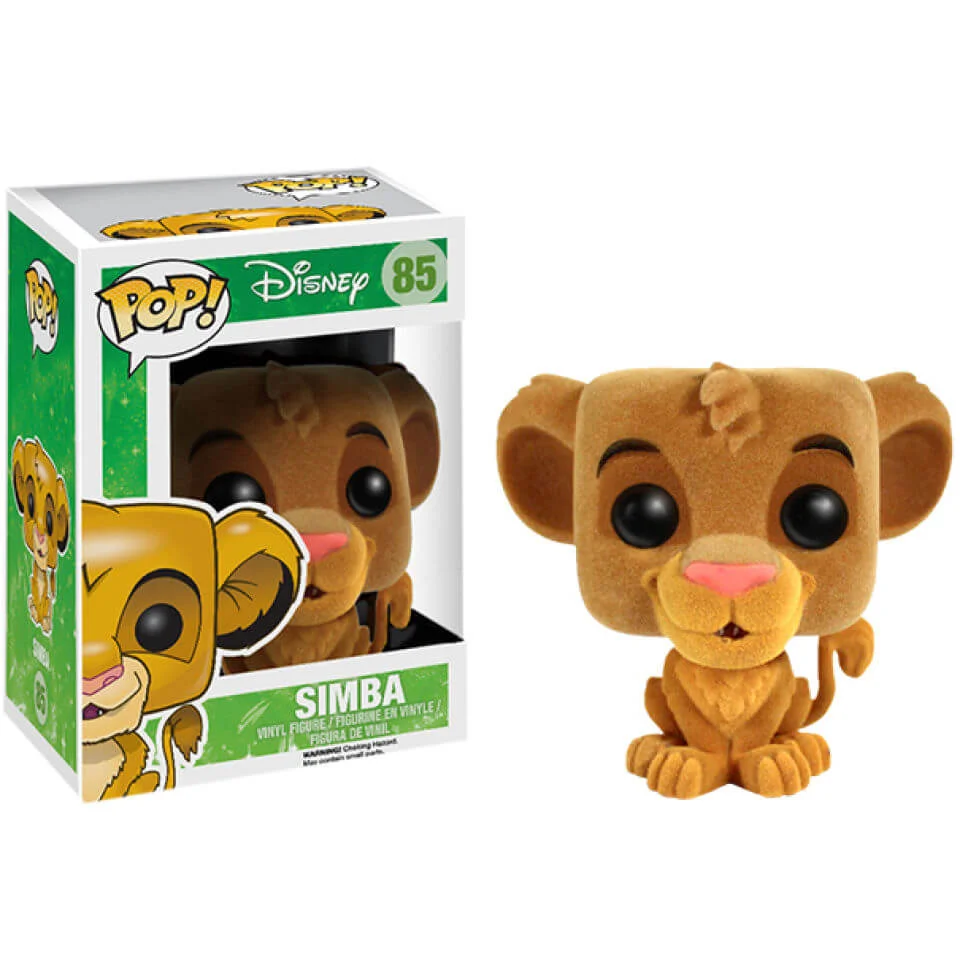 Disney The Lion King Simba Flocked Pop! Vinyl Figure Bild 1