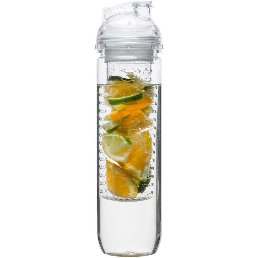 Sagaform Trinkflasche mit Fruchtinfuser – Durchsichtig Bild 1