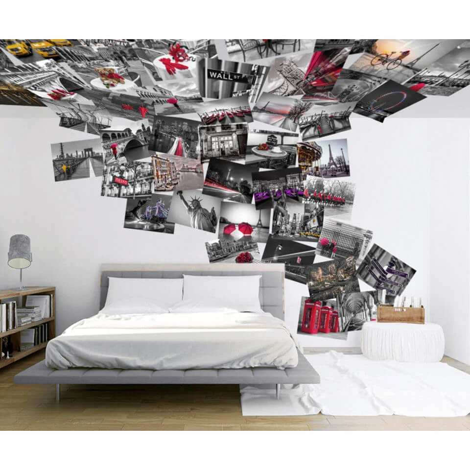 Creative Collage Cityscene 64 Piece Wallpaper Bild 1