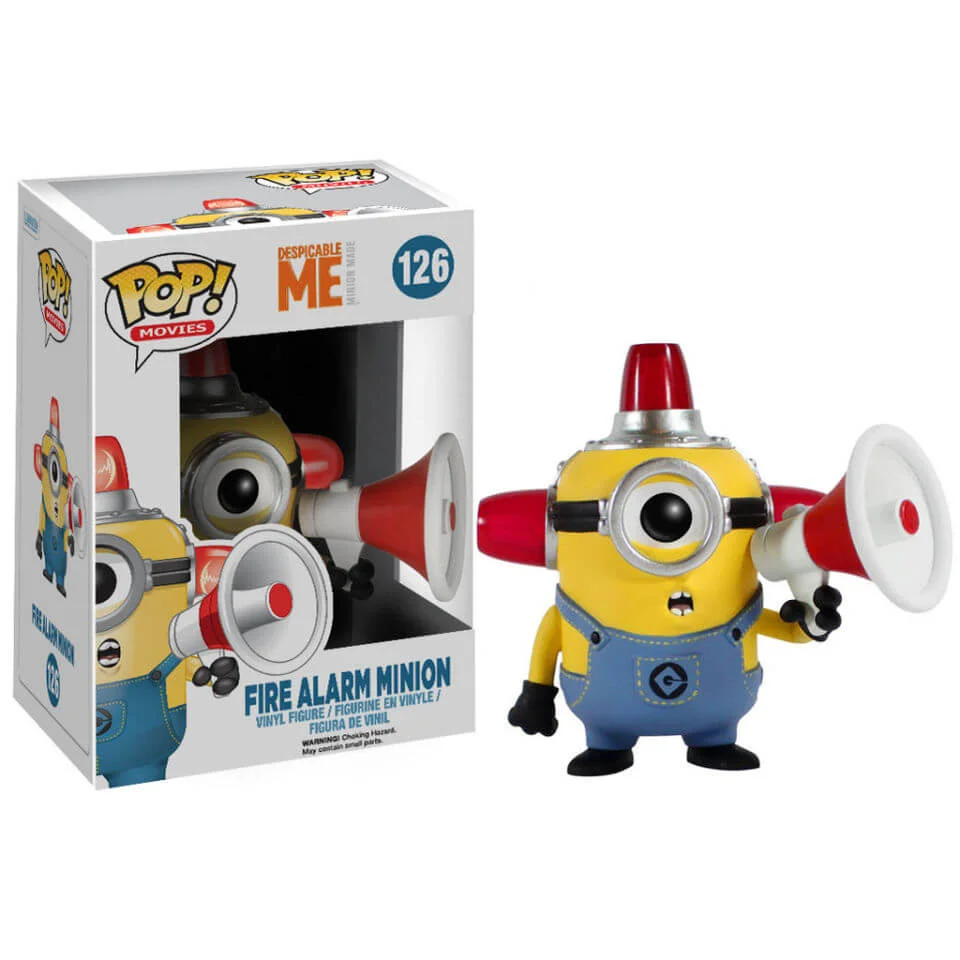 Ich einfach unverbesserlich: Feueralarm Minion - Funko Pop! Figur Bild 1
