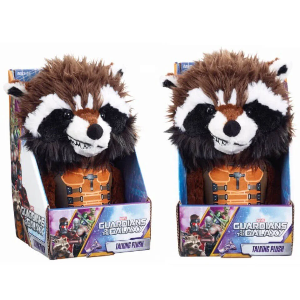 Marvel Guardians of the Galaxy Rocket Raccoon Medium Talking Plush Bild 1