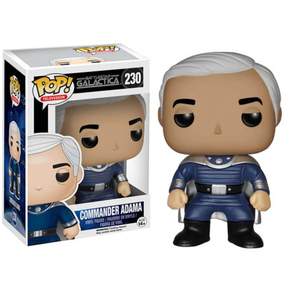 Battlestar Galactica Classic Commander Adama Pop! Vinylfigur Bild 1