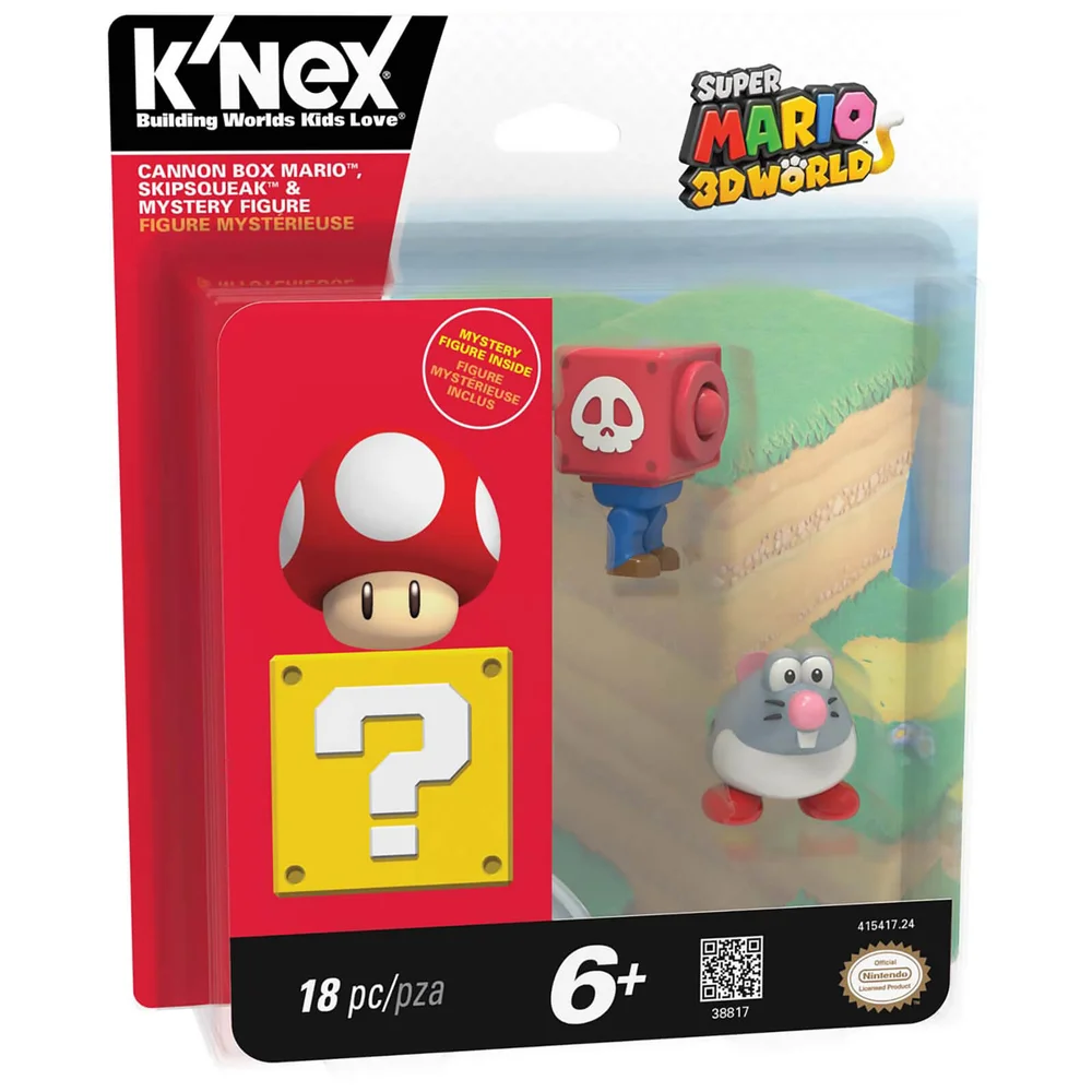 K'NEX Mario Kart: Cannon Box Mario, Draglet and Mystery (38817) Bild 1