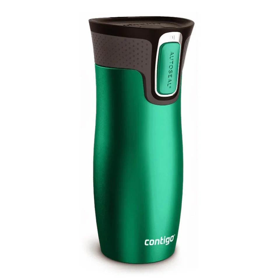 Contigo West Loop Autoseal Travel Mug with Lock (470ml) - Emerald Green Bild 1