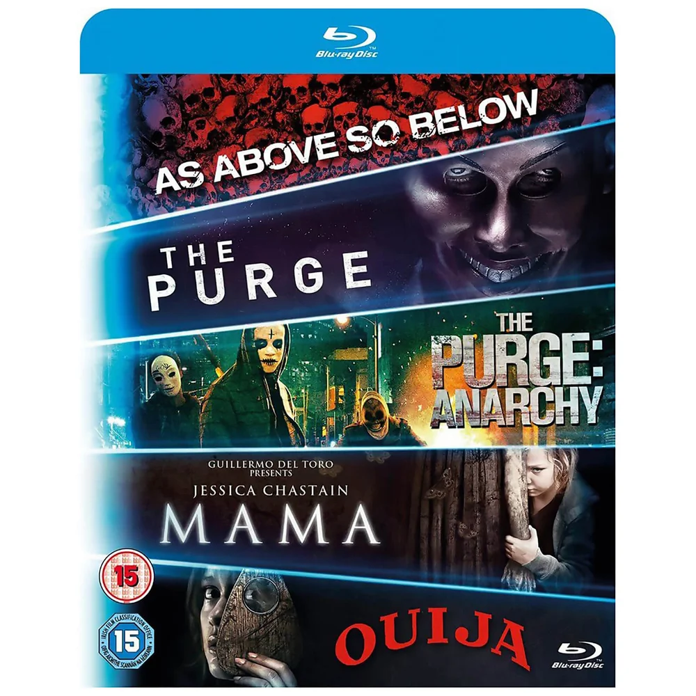 Blu-ray Starter Pack - Beinhaltet Mama, Purge 1, Purge: Anarchy, OUIJA, Wie oben, so unten Bild 1