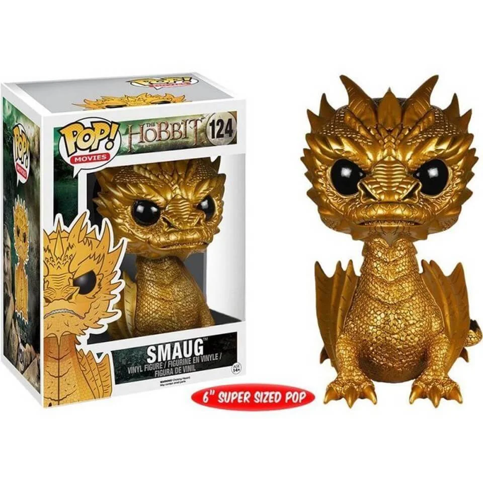 The Hobbit Golden Smaug Oversized 6 Inch Pop! Vinyl Figure Bild 1