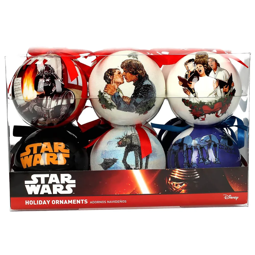 Star Wars Set of 12 Christmas Scene Ornaments Bild 1