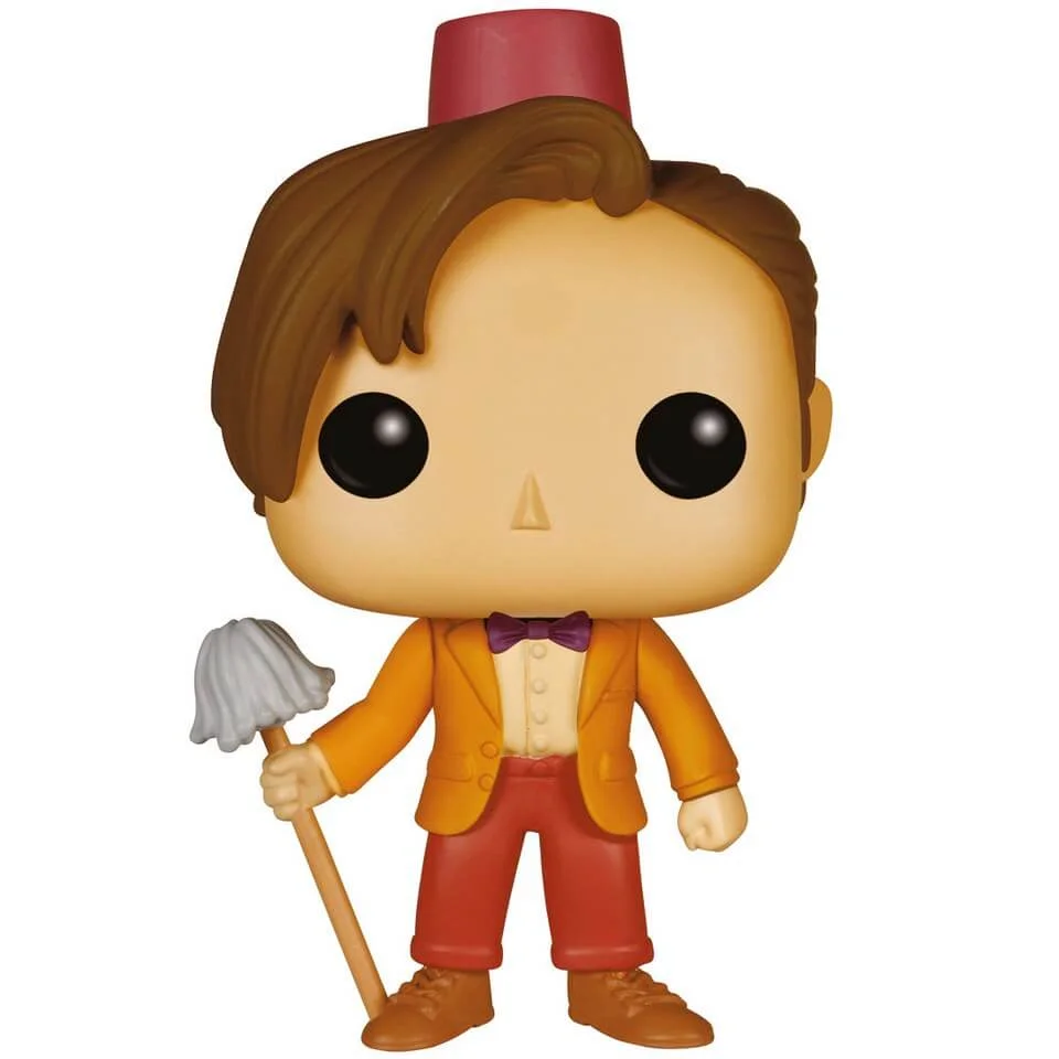 Doctor Who 11th Doctor With Fez & Mop Limited Edition Pop! Vinyl Bild 1