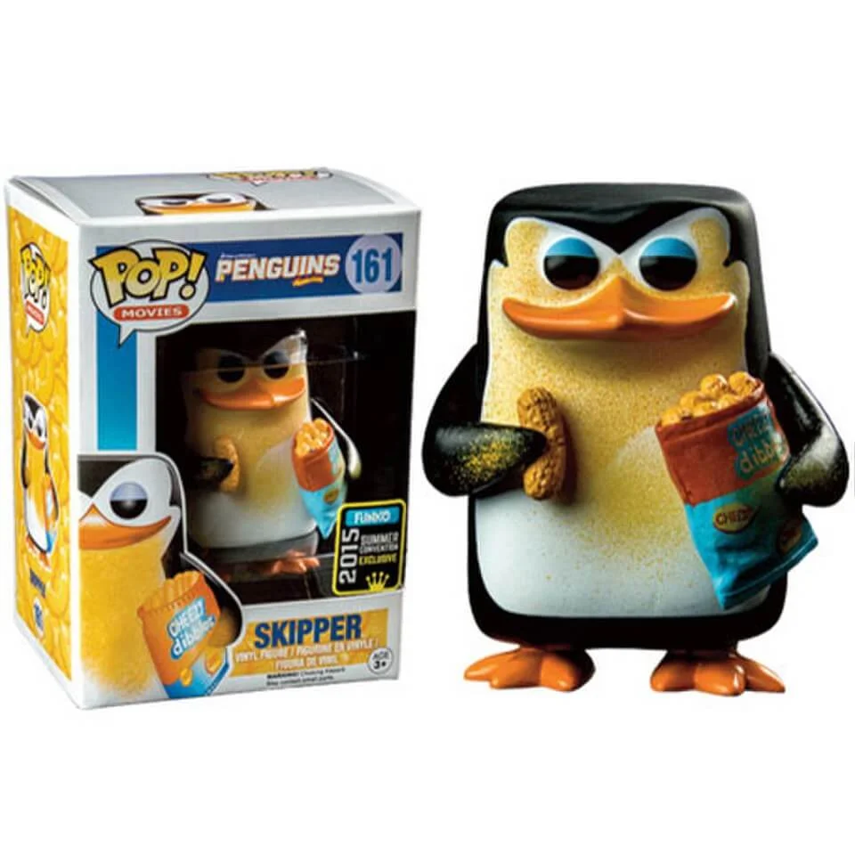 Penguins Of Madagascar Skipper Cheesy SDCC Exclusive Pop! Vinyl Figure Bild 1