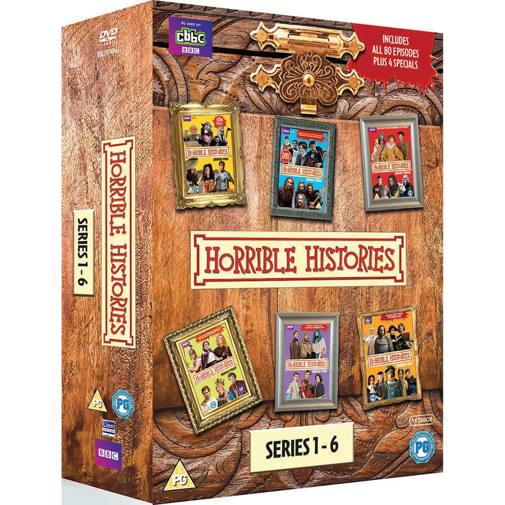 Horrible Histories Box Set - Series 1 - 6 & Specials Bild 1