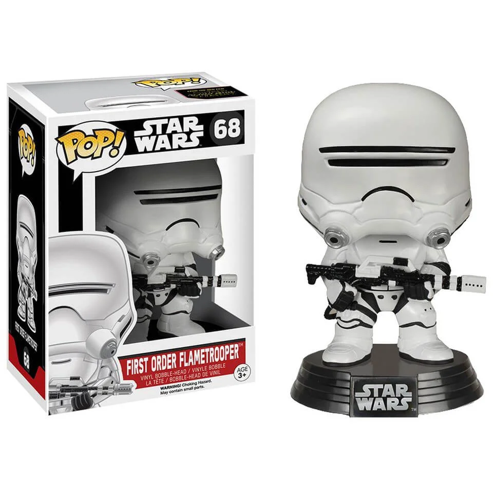 Star Wars The Force Awakens First Order Flametrooper Funko Pop! Figur Bild 1