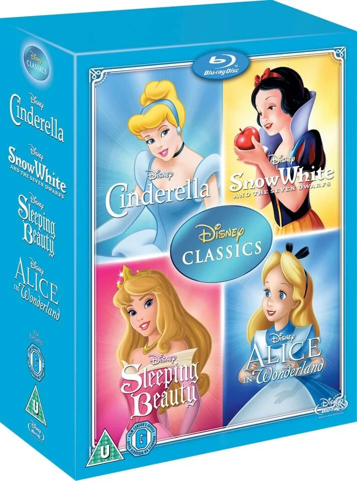 Disney Classics Timeless Classics 4 BD Snow White, Cinderella, Sleeping Beauty, & Alice in Wonderland Bild 1