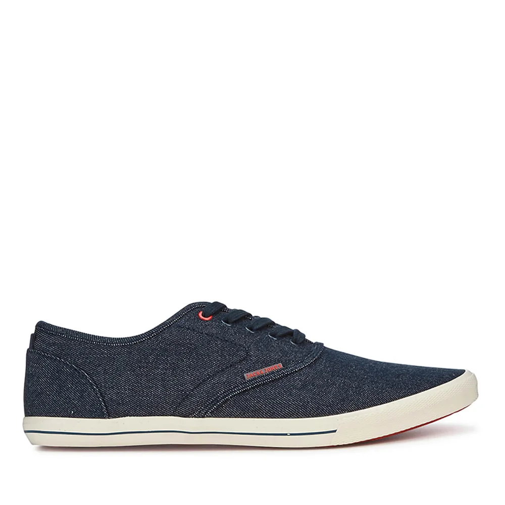 Jack & Jones Men's Spider Canvas Pumps - Light Blue Denim - UK 6 - Blau Bild 1