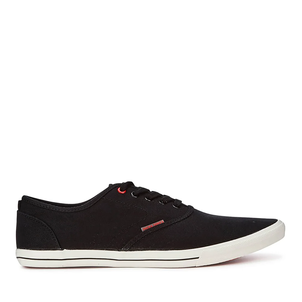 Jack & Jones Leinen Sneaker - UK 6 - Schwarz Bild 1